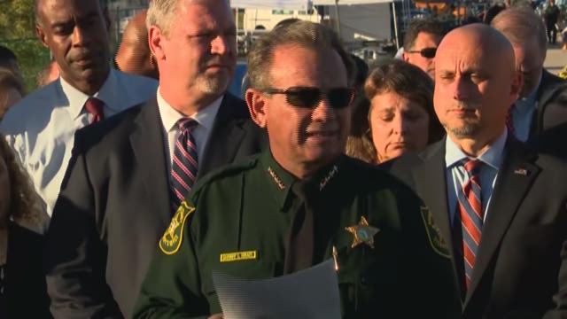 Broward County Sheriff Scott Israel details the timeline of the Florida school shooting.